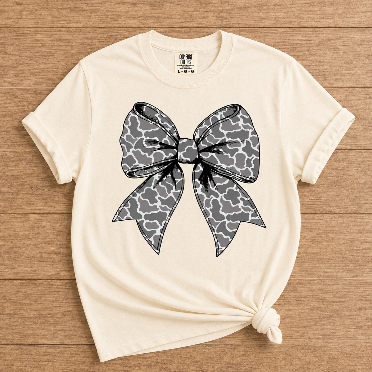 Camo Bow Graphic Tee