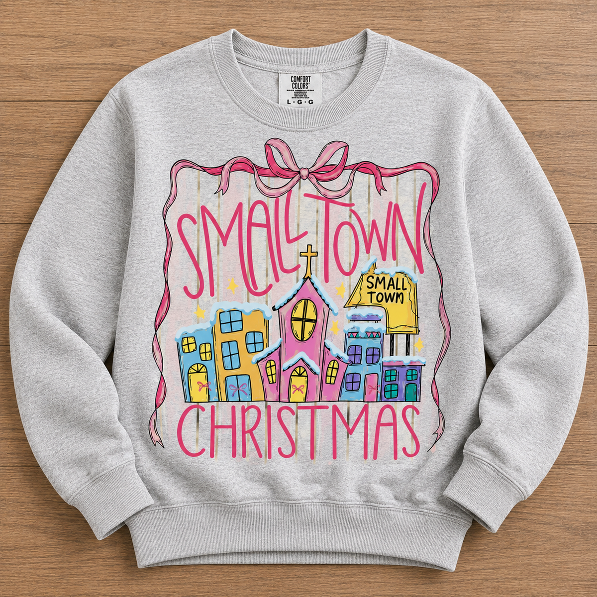 Small Town Christmas Graphic Sweatshirt