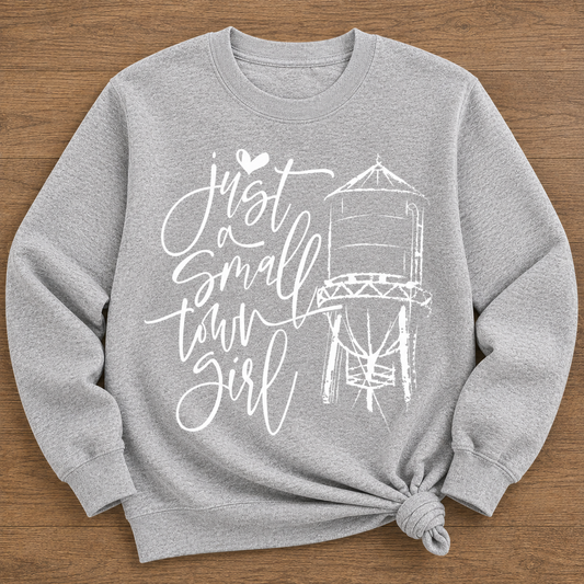 Just a Small Town Girl Graphic Sweatshirt